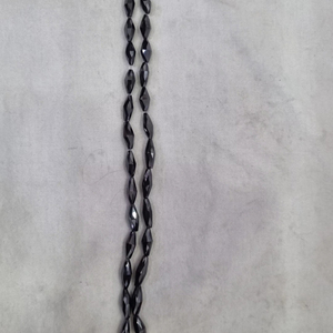 Cuentas de diamantes de fantasía de moissanita negra - Product Image 1