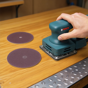 Stanley Multipack pour disques de ponçage Velcro 93x190 mm, grains assortis pour Bosch perforés - Product Image 3