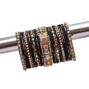 Bracelets en verre vert pour filles, bracelets pour femmes, design fantaisie, collection 2025, mariage et festival de l'Aïd, forte demande - Product Image 1