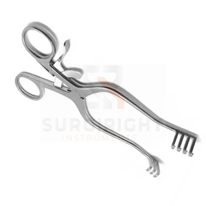 Forceps à éponge Foerster 9.5 "Instruments chirurgicaux à mâchoires dentelées droites par Surgiright Instruments - Product Image 6