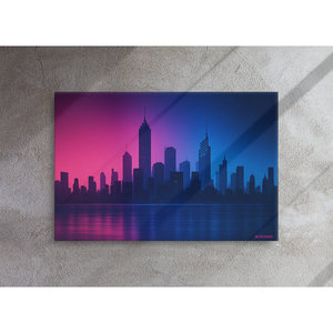 Stampa su Tela Moderna Astratta Skyline Radiance IB Studios, Arte a Olio Fatta a Mano, Qualità di Stampa Museale, Paesaggio Scenico - Product Image 4