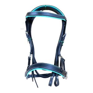 Rembourrage souple en cuir noir de qualité supérieure pour l'équitation et l'équitation - Product Image 1