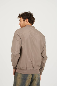 Chaqueta Bomber de Invierno para Hombre, con Cierre Frontal, Diseño Casual, Logotipo Personalizado de Alta Calidad, Resistente al Viento, Transpirable, con Cuello Redondo - Product Image 2
