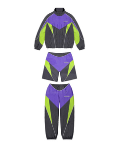 Chándal Cortavientos con Pantalón y Chaqueta 100% Nailon, Logotipo de Marca, Paneles con Líneas Reflectantes, Chándal Cortavientos de Trabajo para Hombre - Product Image 3