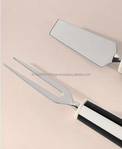 Nuevas ideas de productos 2024 Mayorista indio comprar a granel Acero inoxidable Queso Cuchillos de plata Juego de 2 para el hogar utensilios de cocina - Product Image 4