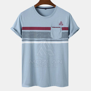 เสื้อยืดผู้ชายขนาดสั่งทำพิเศษ คุณภาพดีที่สุด เสื้อยืดผู้ชายสีพื้น เสื้อยืดผู้ชายสั่งทำพิเศษคุณภาพสูง - Product Image 1
