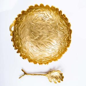 Design luxueux plateau de service bol de fruits forme d'éléphant plateau en aluminium maison et hôtel serveurs de fruits décoratifs bols - Product Image 4