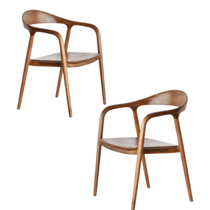 Prix de gros chaise de salle à manger en bois chaise de salle à manger en bois massif du milieu du siècle produit de haute qualité d'Indonésie - Product Image 1