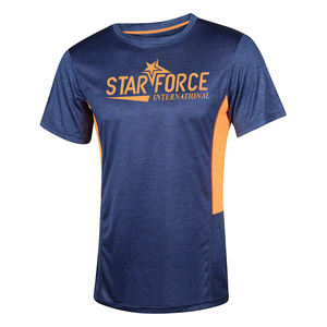 Men's Cotton Oversized <b>Tshirt</b> Short Sleeve Round Collar Light Breathable 100% Knitted Cotton Shirts with Logos Print ringer - Product Image 2