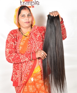 Machine d'extensions de cheveux indiens en gros Double trame vague profonde Temple faisceaux vietnamiens aucun cheveu humain à cuticule alignée - Product Image 3