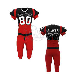 Tackle Twill Uniformes de fútbol americano para hombres adultos Ropa deportiva personalizada Transpirable Manga corta 100% Poliéster Hecho en Pakistán - Product Image 2