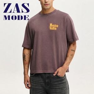 เสื้อยืดพิมพ์ลายพัฟฟ์รุ่นใหม่ ผ้าคอตตอนเนื้อหนา พิมพ์ลายกราฟิก สไตล์สตรีทแวร์ สำหรับผู้ชาย เสื้อยืดแบบสั่งทำ - Product Image 1