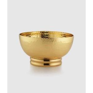 Cuenco para servir de latón grabado a mano duradero para crear un atractivo visual llamativo y servir la comida con elegancia duradera - Product Image 2