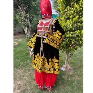 Hermoso color Pakistán kuchi BANJARA ropa hecha a mano vestido afgano de alta calidad mejor afgano Vintage mujeres vestidos vestido largo - Product Image 6