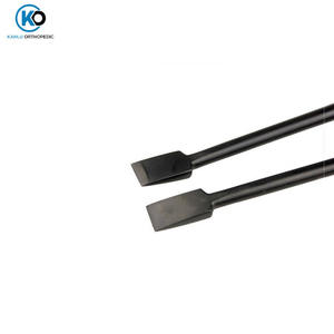 Instrument orthopédique couteau à os de colonne vertébrale médical ciseau lombaire noir coude plat Instruments d'ostéotome - Product Image 4