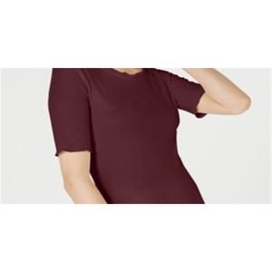 Top da donna Maison Jules XX-Large con scollo rotondo e maniche lunghe fino al gomito, in maglia rossa - Product Image 2