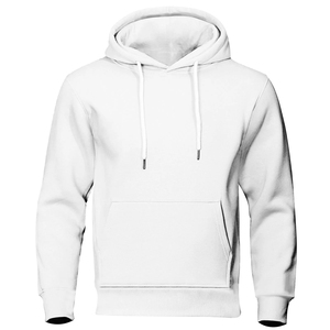 Pull de haute qualité 500gsm sweats à capuche surdimensionnés pour hommes Logo personnalisé vierge unisexe noir poids lourd hommes sweats à capuche et sweat-shirts - Product Image 3