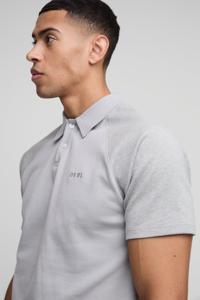 Camiseta Polo para Hombre, Nueva, de Moda, Fabricada en Fábrica, de Alta Calidad, Transpirable, Color Gris Jaspeado, Algodón PK, Ropa Casual - Product Image 4