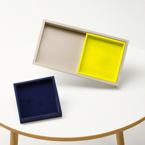 High Quality Eco-Friendly Vietnam <b>Lacquerware</b> Folk Art Tray Durable for Modern Interior Kitchen Display Best Choice-LT4037 - Product Image 3