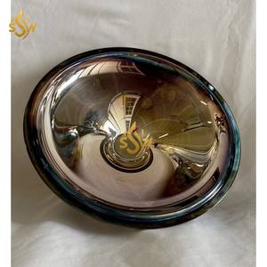 Articles de table pour hôtels et mariages Casserole de nourriture Plat de cuisine Table à manger Marmite de nourriture Forme ronde Casserole métallique - Product Image 3