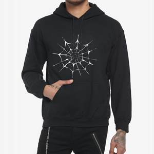 Custom High Quality Winter <b>Black</b> Custom Sublimation Printed <b>Fleece</b> Pocket Breathable Quick Dry Hoodie Cotton Polyester Unisex - Product Image 3