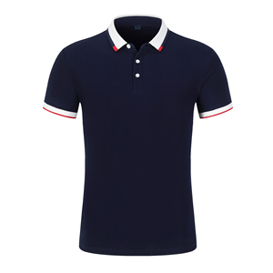 Camiseta de manga corta bordada en oro blanco con estampado de animales y cierre de cremallera de lona para golf informal de verano para hombre - Product Image 2