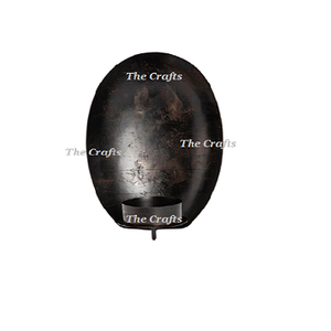 เชิงเทียนติดผนังสีดำเหล็ก คุณภาพเยี่ยม สำหรับใช้ในบ้านและโรงแรม - Product Image 1