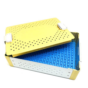 ถาดฆ่าเชื้อเครื่องมือผ่าตัดสองระดับถาดฆ่าเชื้อจากอลูมิเนียมอัลลอย - Product Image 2