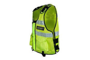 Chaleco de seguridad reflectante de alta visibilidad con cremallera frontal, chaleco táctico de seguridad con logotipo personalizado de último diseño, alta visibilidad - Product Image 3