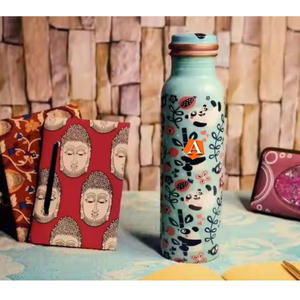 100% Pure Handmade Copper <b>Water</b> <b>Bottles</b> <b>Metal</b> <b>water</b> <b>bottle</b> - Product Image 4