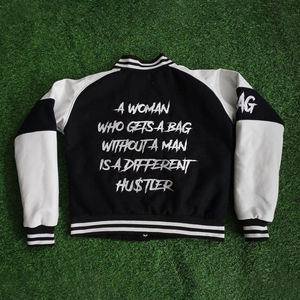 Veste Letterman d'hiver en tissu de laine à manches longues pour hommes, nouveau style, dernière conception, vestes de baseball pour hommes de tailles régulières - Product Image 2