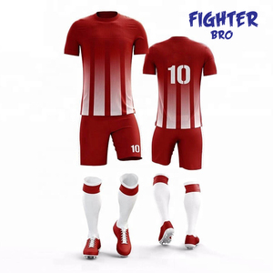 Camiseta de fútbol personalizada, conjunto de camisetas de fútbol de secado rápido, uniformes de fútbol sublimados - Product Image 1