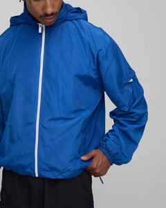 Wholesale contrast zip royal blue Winter <b>jacket</b> Premium Outdoor Windbreaker <b>Jacket</b> Custom full Zip Nylon windbreaker <b>jacket</b> - Product Image 6