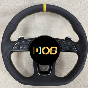 Volant en cuir et fibre <span class=keywords><strong>de</strong></span> carbone DOS pour <span class=keywords><strong>Audi</strong></span> A3 A4 A5 A6 A7 A8 (2012-2020) – Convertissez votre ancien modèle en <span class=keywords><strong>Audi</strong></span> <span class=keywords><strong>R8</strong></span> A4 B8 A7 A6 C7 - Product Image 4