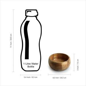 ชามไม้ผลิตในอินเดีย ลายแพทช์พรีเมียม ชามไม้ทำมือสำหรับเสิร์ฟอาหารและขนม ขายส่งจำนวนมาก - Product Image 6