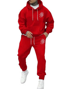 Conjunto de Pantalones y Chaqueta Deportiva con Capucha y Logotipo Personalizado para Hombre, Transpirable, 100% Algodón, Ropa Deportiva, Pedidos al por Mayor - Product Image 2