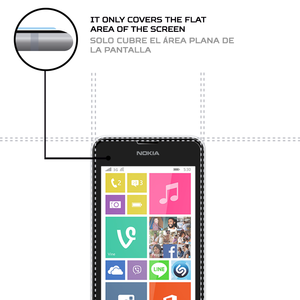 ANTISHOCK para Nokia Lumia 530 Protector de pantalla Accesorio premium para proteger la pantalla de tu dispositivo - Product Image 3