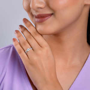 แหวนเงินสเตอร์ลิง925เพชรสำหรับปลูกในห้องปฏิบัติการเครื่องประดับหรูหราหรูหราของผู้หญิงเครื่องประดับแฟชั่นที่ทันสมัยสำหรับ - Product Image 4