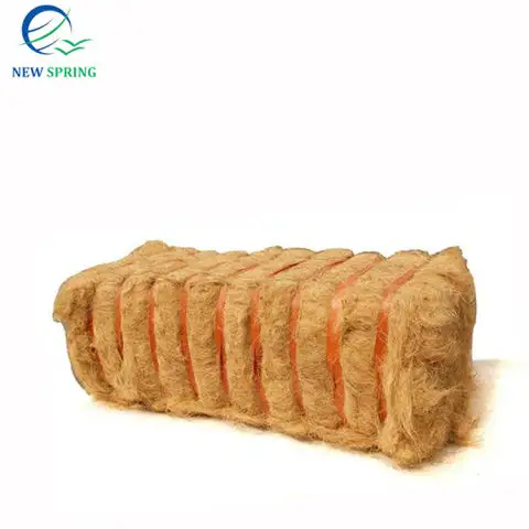 Buen soporte para la industria agrícola de fibra de coco orgánica de alta calidad, hecha de 100% pacas de fibra de coco natural