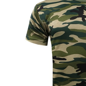 Camisetas de Hombre de Algodón 100% de Alta Calidad, Transpirables, con Estampado de Camuflaje Personalizado, Corte Regular Largo. - Product Image 4