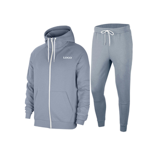 Survêtement à capuche pour homme, ensemble de jogging de haute qualité, OEM, mode 2026, logo personnalisé, survêtement de sport pour homme / streetwear doux et respirant - Product Image 1
