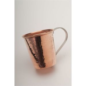 Taza Moscow Mule 100% Cobre Sólido |   Jarra de Cobre para Cerveza de 16 oz con Asa de Latón |   Tazas de Cobre de Primera Calidad para Regalo, Venta al por Mayor - Product Image 5