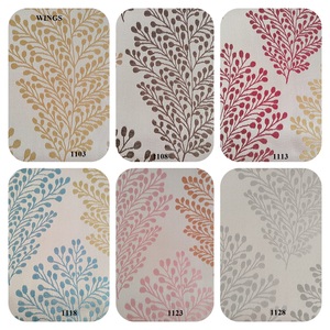 Le dernier tissu de polyester de jacquard pour le matériel de rideau roule le tissu pour le luxe de salon et élégant - Product Image 4