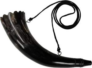 Corneta Vikinga Hecha a Mano Personalizada de Cuerno de Búfalo, Forma Natural, Acabado Pulido, Resistente al Agua - Product Image 3