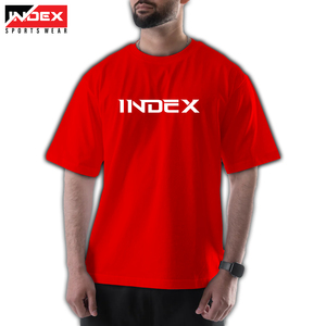 Camiseta extragrande de algodón 100% para hombre, ropa de calle ligera, lisa, informal, Camiseta extragrande de verano - Product Image 3