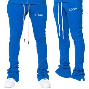 2026 <b>Cheap</b> SALE Custom Logo Workout Sweat Pants 100% Cotton Stacked Trouser <b>Joggers</b> Running Track Sweat Pants For Men's - Product Image 6