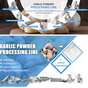 Baixin Machinery 100-2000kg Poudre d'ail faisant la machine Broyeur d'ail Machine Ligne de production - Product Image 2