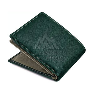 Carteras de Cuero Personalizadas para Hombre, MOQ Bajo, en Existencia, Cartera Delgada de Cuero Genuino Personalizada para Hombre - Product Image 6