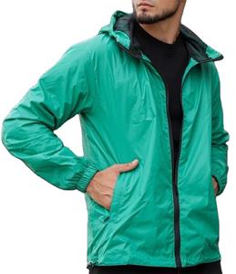 Coupe-vent décontracté d'été léger et résistant à l'eau pour hommes coupe-vent à fermeture éclair complète 2026 - Product Image 4