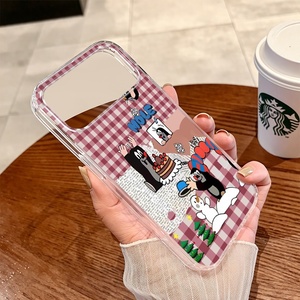 New Arrival Services Design Transparent Blue Flower Magnetic Sublimation Blank PMMA for Phone Case Magnetic <b>Ring</b> Holder - Product Image 4